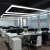 益优亮LED长条灯现代简约办公室吊灯创意个性商业照明吧台餐厅办公灯具 1.5米-白光-30瓦