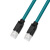 超六类高柔性Profinet网线伺服Ethernet以太网跳线超6类工业拖链 超6类高柔拖链网线：蓝色 0.15m