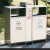 适用于户外不锈钢垃圾桶公园景区果皮箱小区二分类环卫室外垃圾箱 201不锈钢MX-1801
