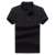 JEEP吉普短袖T恤男polo半袖新款男士夏季t恤衫商务休闲翻领上衣体恤纯 T117黑色 4XL（170-190斤）