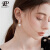 菲乐普耳环女一款多戴珍珠小众设计感气质耳钉法式复古时尚轻奢 多种戴法