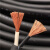 进口2芯2.5平方RVV纯铜电源线耐油超柔软国标电缆护套线日本二手 短头处理15米（黑色）黑色2芯2.5平方