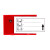 冰禹 BYlj-22 磁性标签 仓库标识牌货架标识卡 物料卡塑料标签 磁性材料卡片 红色6*10强磁