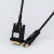 千天 Qantop HDMI转DVI工业级4K光纤线接显示器线 双链路高清转换线 矩阵大屏30米