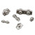 海斯迪克 HKCL-229 304不锈钢夹 钢丝绳配件 装饰夹锁头卡扣 双夹M3(10个）