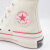 匡威（Converse）女鞋Chuck Taylor解构拼接撞色1970s奶白粉色高帮帆布鞋56 568800C 36.5