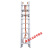 定制铝合金联梯子加厚折叠单面升降程梯云梯16米伸缩长梯 8米三联升降/缩回3.24米