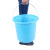 兰诗（LAUTEE）DA2157 多规格塑料水桶手提桶加厚水桶 口径32.5*高30约15升  5个装绿色