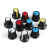 塑料旋钮 单、双联电位器用 WH148 梅花柄帽子 功放电位器15X17mm AG2-梅花柄钮帽-黄色(10个）
