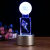 短云NBA球星水晶篮球摆件詹姆斯库里模型生日礼物给男朋友兄弟 詹姆斯升级充电七彩灯