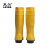 莱尔 R-2-19  防砸防刺穿耐酸碱耐磨防滑安全靴雨靴防护靴 黄色 45码 一双