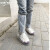 一次性鞋套防水雨天加厚长筒养殖场靴套防滑户外漂流耐磨塑料脚套  透明橡皮筋款（100只）