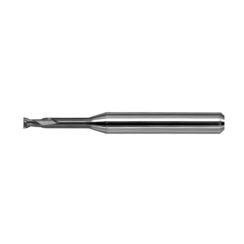 刃天行立铣刀PGL2008-050L04通用加工2刃 长颈短刃平底铣刀 订制品