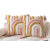 LISMins风粉色簇绒沙发抱枕新款家用小清新爱心款可拆卸靠枕枕套组合 波浪棉花糖 45*45cm不含芯