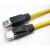 汇川伺服通讯网线EtherCAT总线S6-L-T04-0.3/1.0/3.0工业屏蔽网线 S6-L-T04黄色 1.5m