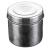 益美得 不锈钢留样盒食堂餐厅厨房取样盒包装盒 圆罐7cm（304材质） BQA11512