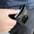 牛皮电焊面罩头戴式自动变光焊帽眼镜焊接焊工面罩防护氩弧焊面罩 黑色革皮翻盖款