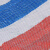 嘉辰固 PP防雨布篷布 双覆膜加厚三色彩条布 蓝白红相间 宽5米 50米/件