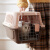 KimPets宠物航空箱猫咪太空舱外出便携托运行李箱车载笼手提式猫包 咖色-银色金属门+垫板+挂碗