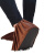聚远 JUYUAN 绒布防滑底鞋套 加厚绒布鞋套 可重复使用布鞋套 机房洁净鞋套棕色 企业定制