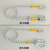 JOHA 高空作业安全带双大钩五点式后背挂绳配件带缓冲包安全绳保险带绳 单小钩3米 