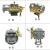 220v高压清洗机QL280/380型洗车机刷车器配件铜泵头总成 280型铜泵头总成+压力表带修理包