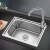 魅祥 304不锈钢槽 洗手盆菜盆洗碗盆套装 单槽B