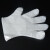 上柯 B3216 一次性PE手套 加厚透明防护手套 均码（1000只装)