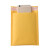 上柯 A1676 牛皮纸自封袋 复合气泡信封袋泡沫防震黄色快递袋 17x29+4cm(300只装）