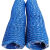 万向气臂风管防火耐高温尼龙烟排气管伸缩波纹附钢丝柔性软管定制 蓝色风管22米直径160