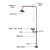 喷淋式洗眼器复合带脚踏双口304不锈钢实验室紧急冲眼器装置 复合式单进水口