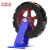 尚留鑫 超重型工业脚轮铁芯橡胶轮载重1吨 10寸万向轮