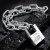 纳仕德 加长链条锁 1.2米长6mm链条+防剪锁 加粗镀锌铁链门锁车锁 JXA0132
