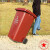 垃圾桶240l户外垃圾分类物业大号垃圾箱干湿分离环卫上海公共场合 50升户外桶/无轮(可回收物) 上