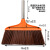 扫把室内单个耐用软毛笤帚不锈钢长杆扫地扫把加大号扫帚 烁辉特硬配不锈钢杆