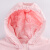 棉果果 童装男童套装 女宝宝春季夹棉套装 儿童对开套装 17683 粉色 73