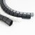 海斯迪克 gnjz-1179 电线理线管 开口缠绕管 电线包线束线管 10米 直径40mm 黑色 送夹子
