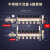 大流量304不锈钢地暖分水器地热管分水器地热阀门4路5路一体 方体不锈钢6路套装