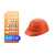 东部工品折叠安全帽日本进口工地出差便携地震防灾救援安全帽 桔红色