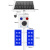 志防4G远程监控太阳能语音提示器防溺水警告水库声光报警红外感应喇叭 插电款