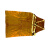 威特仕/WELDAS 44-2136 皮护胸围隔热防烫焊工衣服电焊围裙耐磨 裙长91cm 金黄色 1件装