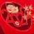 宝辉 2020年台历中国风红色桌面摆件计划本大格子日历月历台历本 浮雕镂空工艺艺术 办公家用送人 福运鸿年