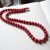 艳豪精品天然珊瑚项链红色沙丁圆珠8mm单圈项链送妈妈长辈生日礼物 精品珊瑚圆珠项链 7.3-8mm