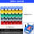 仓库 斜口塑料收纳盒玩具收纳架盒子储物盒分类置物架整理储物箱 P0(30个)单个尺寸 155*107*74 蓝色