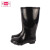 踏雪（TAXUE） 防化靴 TX-005 耐酸耐碱 有效抵御多种化学品防护防化雨鞋 工程建筑水鞋黑色 43码 1双装