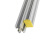 美棠 SP-ZXJ-L-DX系列铝合金走线架 整根1/2/3/4米 可零切 1米价20米起售 银白色 838mm宽