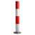 琛选工品 镀锌钢管警示柱红白道路桩防撞柱 单位：件