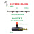 除尘雾化喷头园艺浇水屋顶降温大棚喷灌工地围挡喷淋 5米92F12管+5个桔色喷头套餐 20管40米+桔色喷头40个套餐