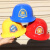 儿童消防安全帽 儿童消防员仿真工程帽警察帽幼儿园角色表演道具安全帽头盔玩具 蓝色警察帽 拍照有色差