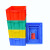 定制周转箱长方形加厚大号工具零件收纳盒储物塑料筐带盖塑料箱收纳箱 22#600*492*400 蓝色+带盖